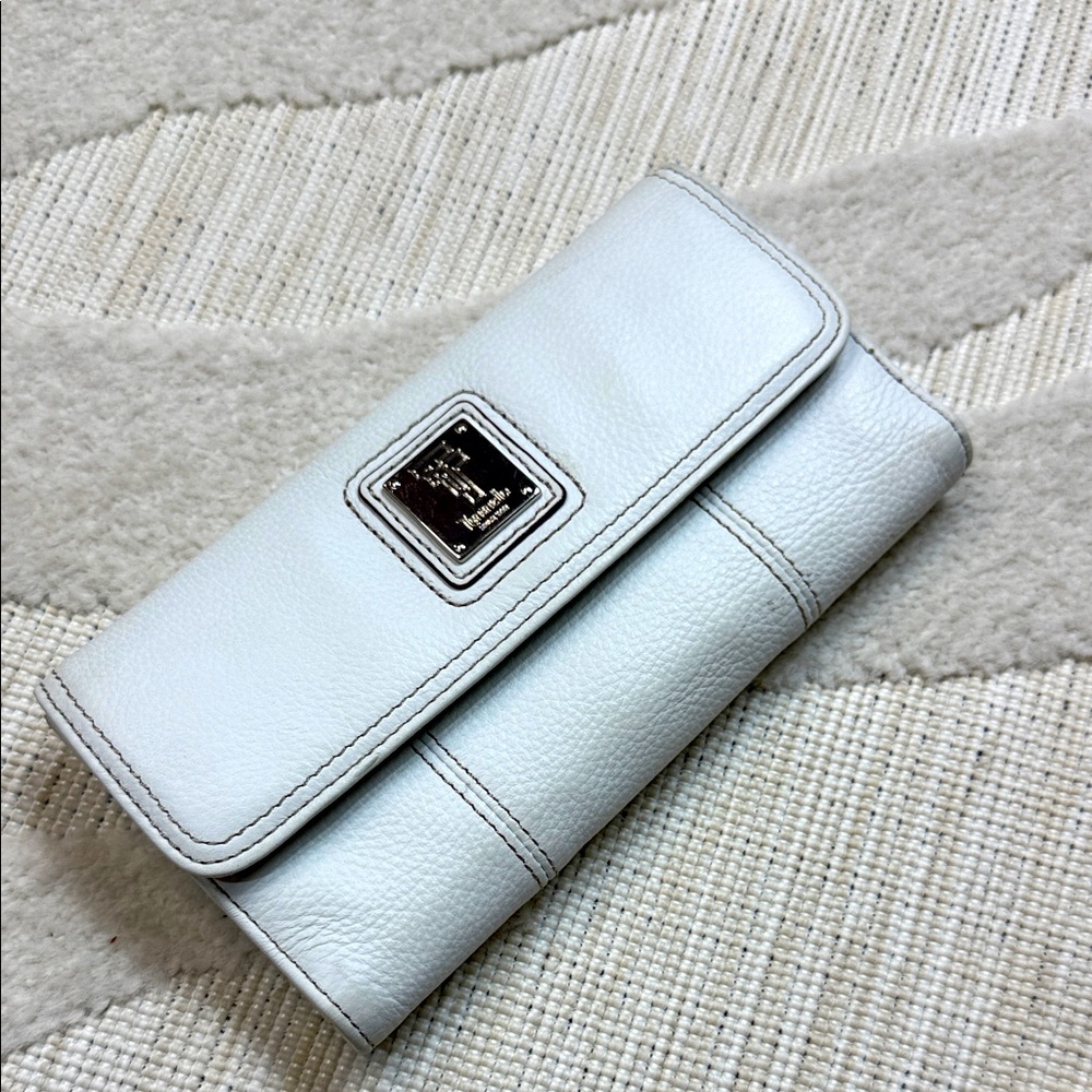 Tignanello White Leather Wallet